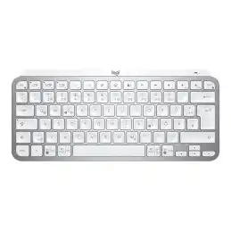 Logitech MX Keys Mini - Clavier - rétroéclairé - Bluetooth - AZERTY - Français - gris pâle (920-010483)_1